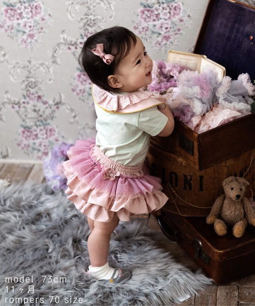 ハンドメイド子供袋　フレアシャツ、フリルパンツ120 絶品】 ハンドメイド子供袋 フレアシャツ、フリルパンツセット
