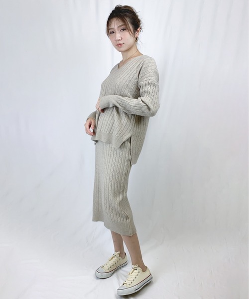 ケーブルニットセットアップ Zozotown限定アイテム Zozotown 通販 Paypayモール