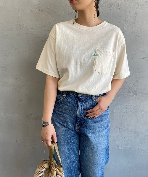 Tシャツ Tシャツ Lee Jeans Factory リー ジーンズファクトリー 別注 ポケットロゴ刺繍tシャツ Zozotown Paypayモール店 通販 Paypayモール