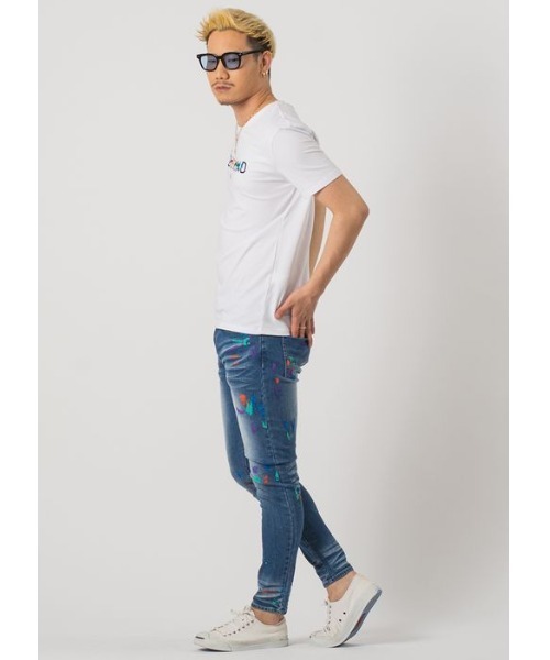 メンズ Tシャツ グラデーション タイダイ柄 色落ち加工 a0897 メンズ Tシャツ グラデーション タイダイ柄 色落ち加工 a0897