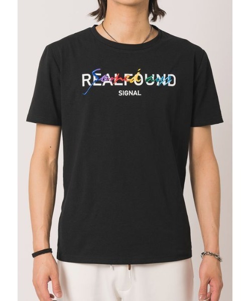EVOLUTION tシャツ グラデーション刺繍Tシャツ メンズ