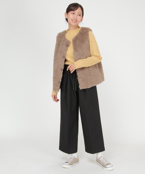LBC ベスト ジレ ボアベスト レディース : ZOZOTOWN Yahoo!店