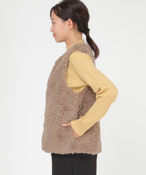 LBC ベスト ジレ ボアベスト レディース : ZOZOTOWN Yahoo!店