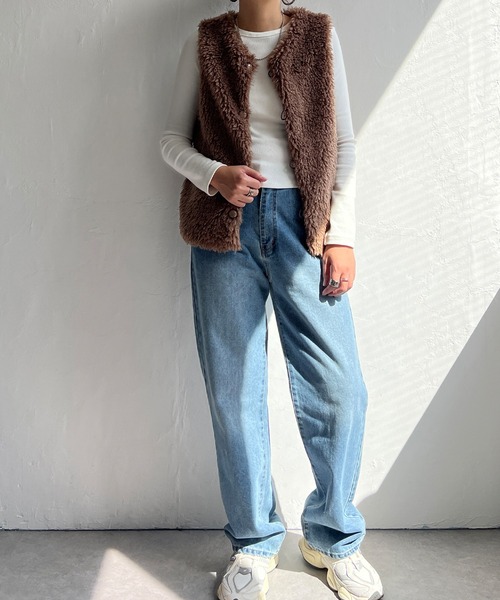LBC ベスト ジレ ボアベスト レディース : ZOZOTOWN Yahoo!店