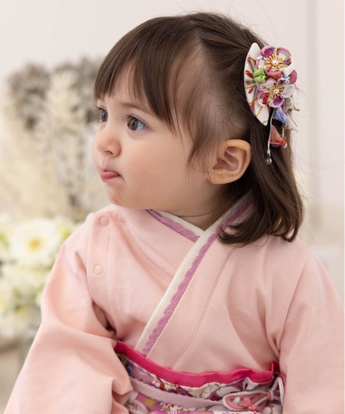 SweetMommy（スウィートマミー） 袴ロンパースとお揃い！藤下がり 扇型