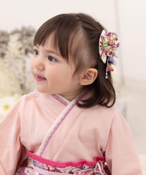 SweetMommy（スウィートマミー） 袴ロンパースとお揃い！藤下がり 扇型