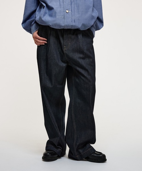 WETTEMPT ジーンズ 1 TUCK DENIM TROUSERS / ワンタックデニム