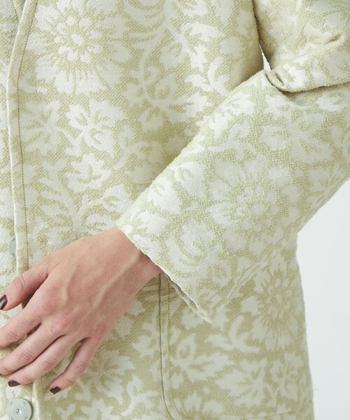 SOULEIADO（ソレイアード） ダッフルコート コート モールジャガード V