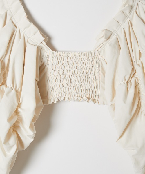 トップス LEINWANDE Flower Bubble Sleeve Top leinwande tシャツ Flower Bubble Sleeve Top レディース