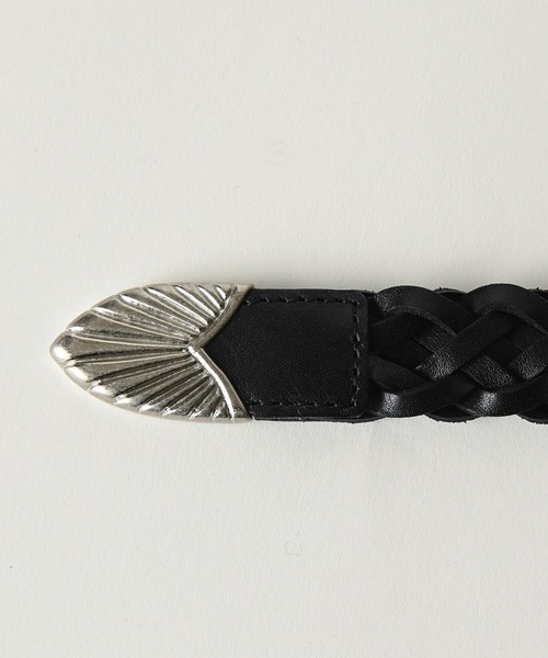 ADAM PATEK アダムパテック　レザー　ベルト ADAM PATEK(アダムパテック)】braided leather belt ベルト