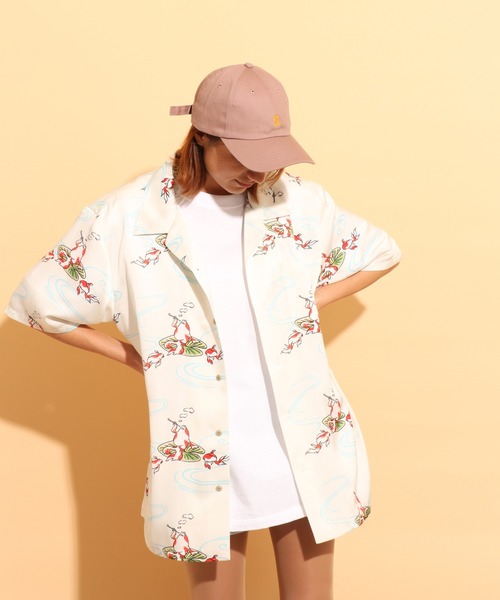 ROTAR シャツ Goldfish Textile Aloha Shirt メンズ レディース