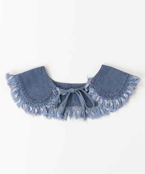 d.i.a/付け襟付ベアトップ つけ襟 付け襟 「HIKA」デニム付け襟 : ZOZOTOWN Yahoo!店 - 通販