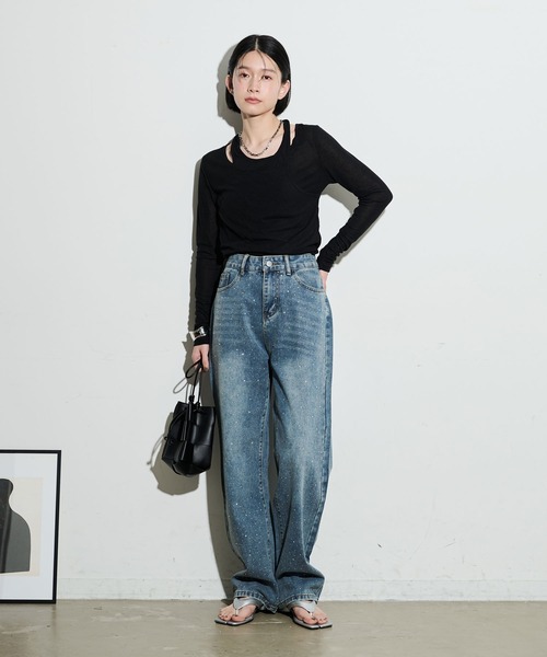 Shelly island（シェリーアイランド） tシャツ レイヤードライク