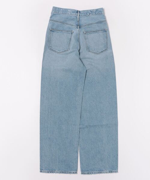 アッパーハイツ　THE NIECE　ストレートデニムパンツ　ダメージ加工　日本製 upper hights＞THE NIECE ストレート デニムパンツ（デニム