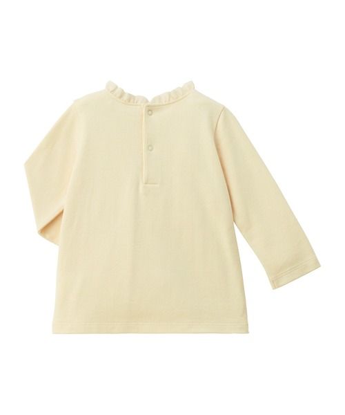 tシャツ シルエットベア長袖Ｔシャツ キッズ 子供服 女の子の画像