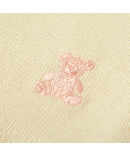 tシャツ シルエットベア長袖Ｔシャツ キッズ 子供服 女の子の画像