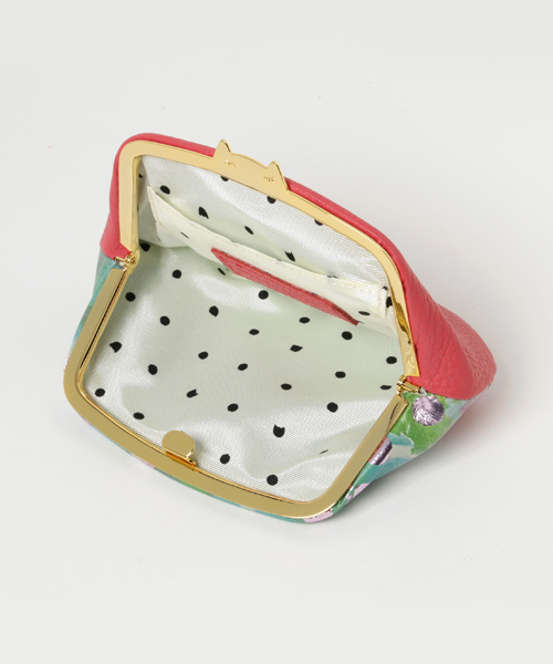 【美品】ツモリチサト キャリー 財布 小銭入れ ミニ かわいい 猫 tsumori chisato CARRY（ツモリチサトキャリー） コインケース ドット