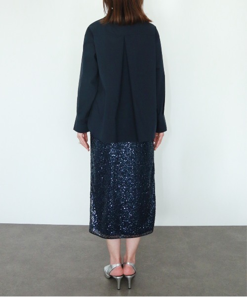 Marilyn Moon ブラウス シャツ フリンジビーズモチーフ
