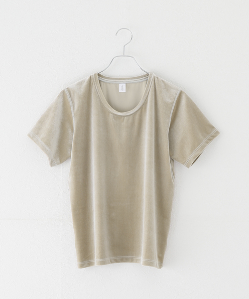 tシャツ 「SIMONE WILD/シモーネ ワイルド」VELVET T-SHIRTS：Tシャツ レディース