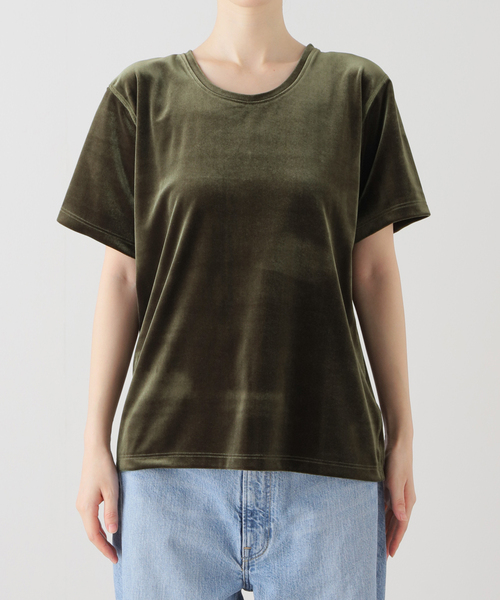 tシャツ 「SIMONE WILD/シモーネ ワイルド」VELVET T-SHIRTS：Tシャツ レディース tシャツ 「SIMONE WILD/シモーネ ワイルド」VELVET T-SHIRTS：T