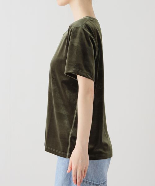 tシャツ 「SIMONE WILD/シモーネ ワイルド」VELVET T-SHIRTS：Tシャツ レディース tシャツ 「SIMONE WILD/シモーネ ワイルド」VELVET T-SHIRTS：T