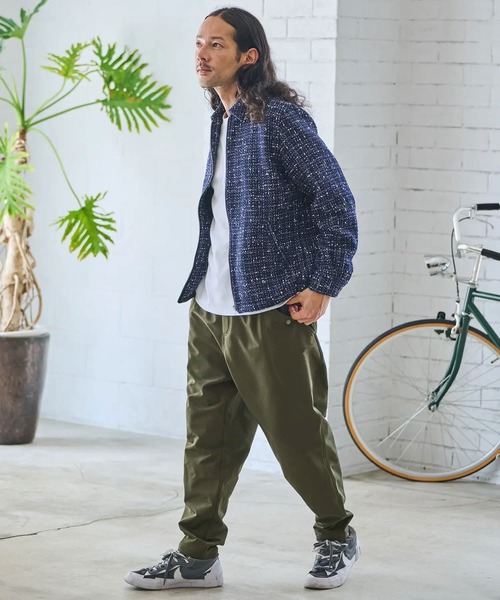 CAMBIO パンツ mp12745- 裏フリース変形ブッシュバルーンパンツ メンズ