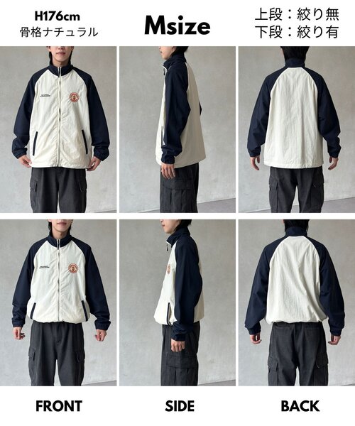Munsing wear ナイロン　フルジップ　長袖　ジャケット Munsing wear ナイロン フルジップ 長袖 ジャケット