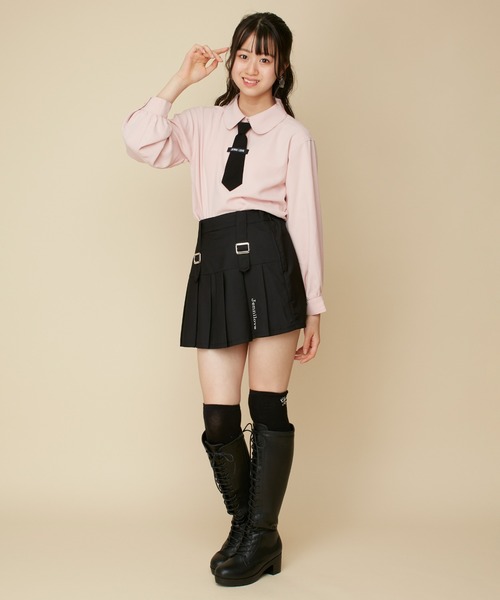 JENNI love パンツ 「ウエスト調整可能」ハーネスライクスカート風 