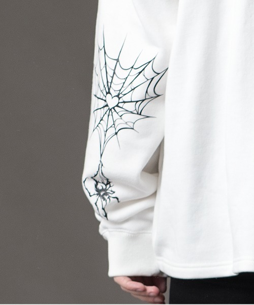 BACKSTAGE PASS トレーナー スウェット HEART SPIDER(ハート