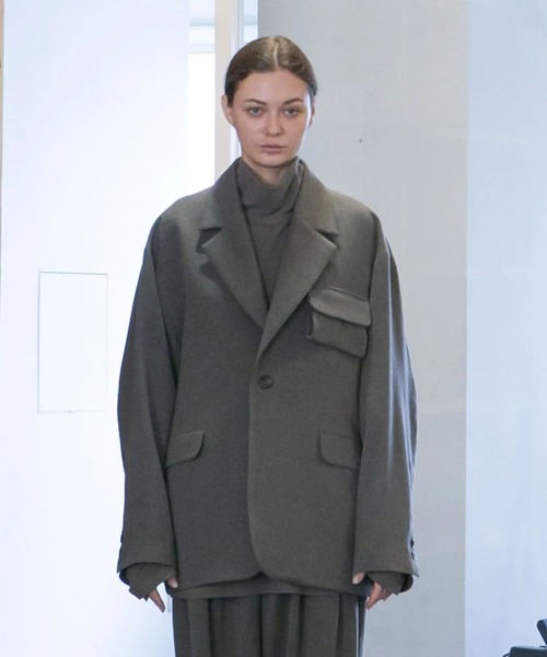ジャケット・アウター my beautiful landlet wool long coat my beautiful landlet トレンチコート コート 「my landlet