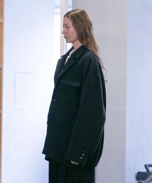 定価5万♪完売ミューラルFluffy jacquard テーラードジャケット セール】【サイズ展開あり】ツイードダブルジャケット（テーラード