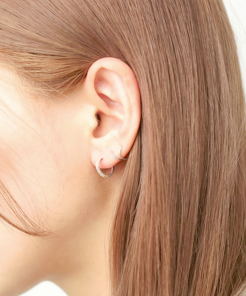ARCHIVER ピアス SILVER925 12mmフープピアス メンズ レディース