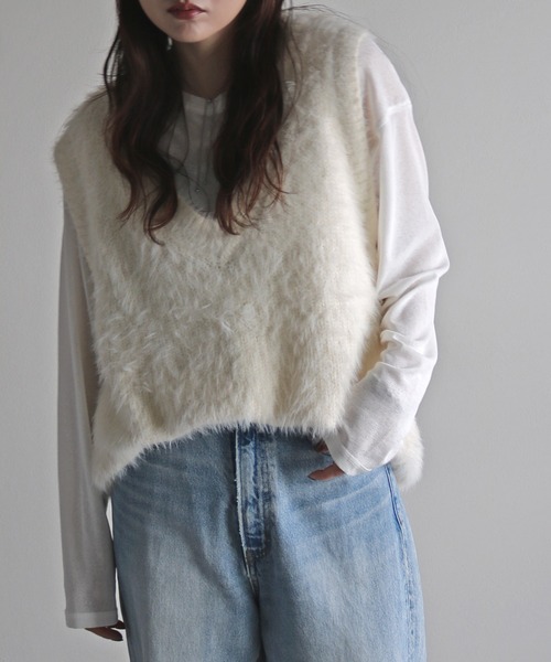ニット セーター バルキーベスト レディース Tiara ニット セーター バルキーベスト レディース : ZOZOTOWN