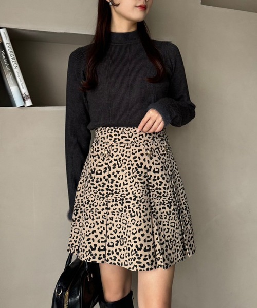 one after another NICE CLAUP スカート ポケット付きプリーツスカート