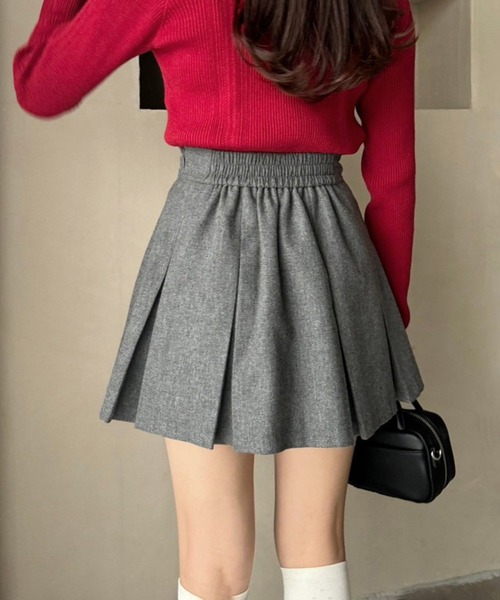one after another NICE CLAUP スカート ポケット付きプリーツスカート