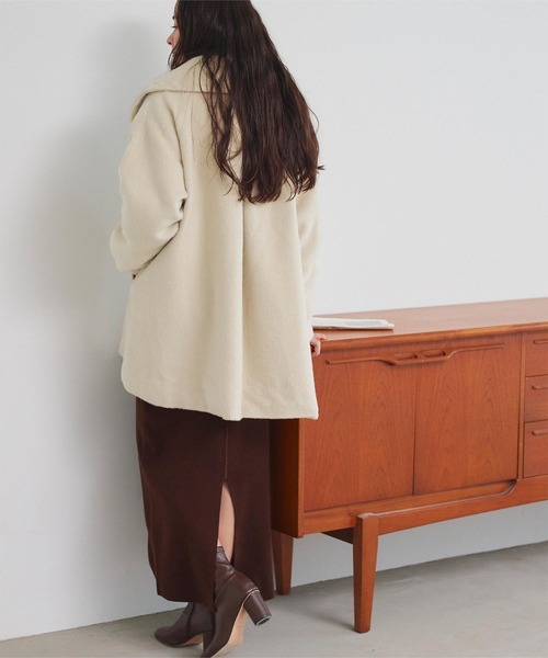 titivate（ティティベイト） コート チェスターコート ミドルダブル