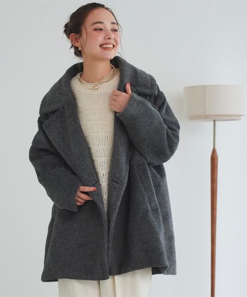 titivate（ティティベイト） コート チェスターコート ミドルダブル