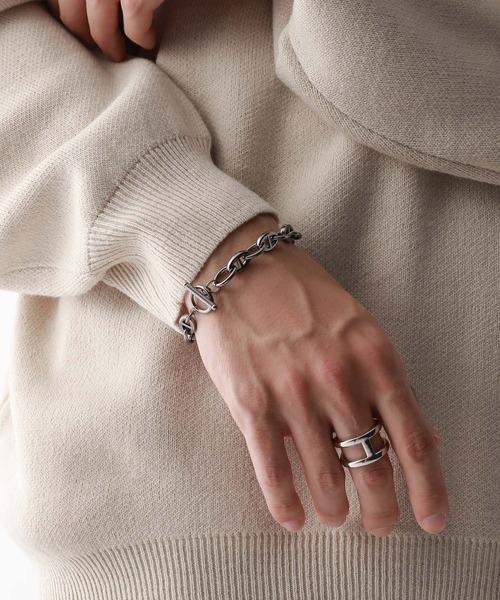 RAGEBLUE（レイジブルー） ブレスレット ステンレスアソートチェーン