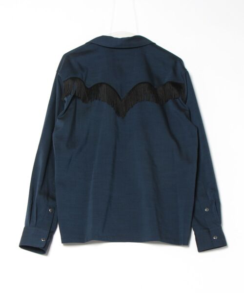 TOGA VIRILIS シャツ Slab tropical fringe shirt メンズ