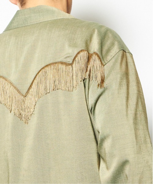 toga VIRILIS 22ss フリンジレースシャツ toga VIRILIS 22ss フリンジレースシャツ