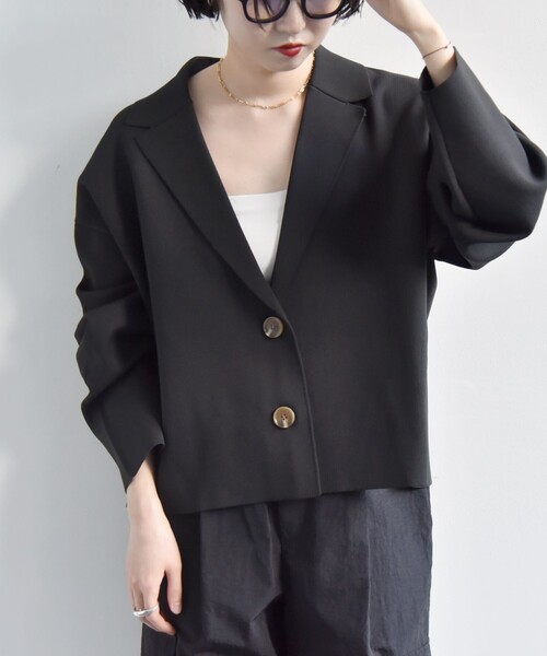 quaranciel ジャケット テーラードジャケット quaranciel:「手洗い可能