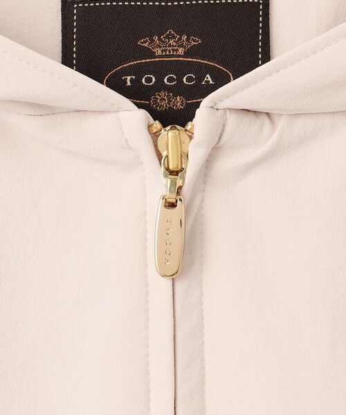 タグ付 TOCCA トッカ【洗える】フードジャケット ジップ金具ドローコード TOCCA（トッカ） コート アウター SAND DUNE コート レディース