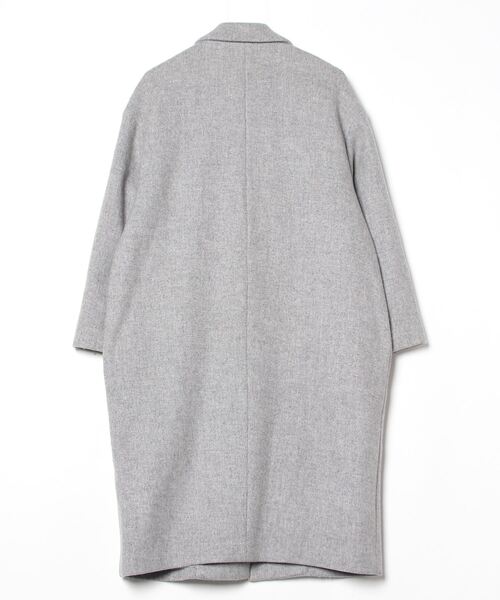 「LOWRYS FARM」 チェスターコート L グレー レディース_画像2