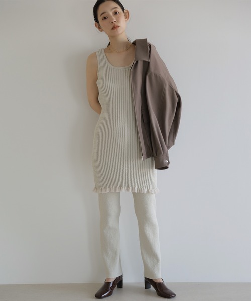 N.Natural Beauty Basic セットアップ ドライタッチニット