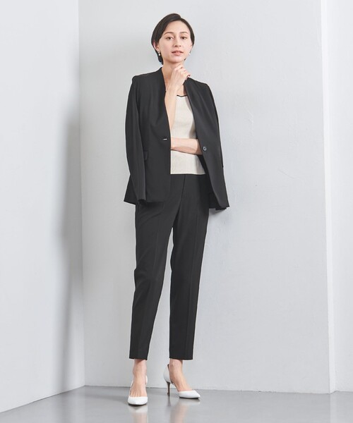 美品　UNITED ARROWS FEEL CLEAN Vノーカラー ジャケット 1500025S1140_l1_a018.jpg