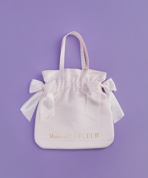 Maison de FLEUR トートバッグ スペシャルダブルリボントート