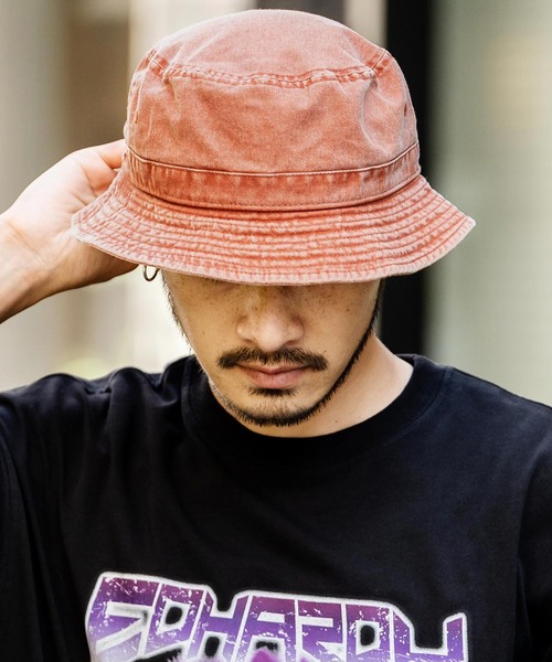 Bucket Hat　Maroon5 マルーン5 タイダイ柄 バケットハット Munsingwear チェック柄 バケットハット -デサントストア