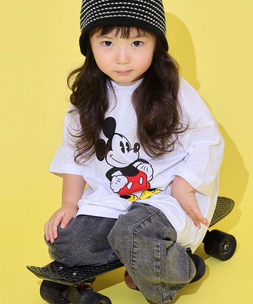 MICKEY MOUSE tシャツ ミッキーマウス オーバーTシャツ KIDS