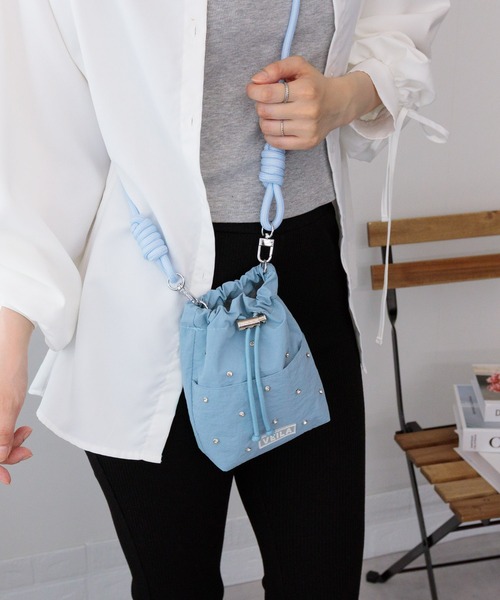 専用 ビジュー ミニバッグ pumpkin port ショルダーバッグ バッグ ビジュー付き ミニ