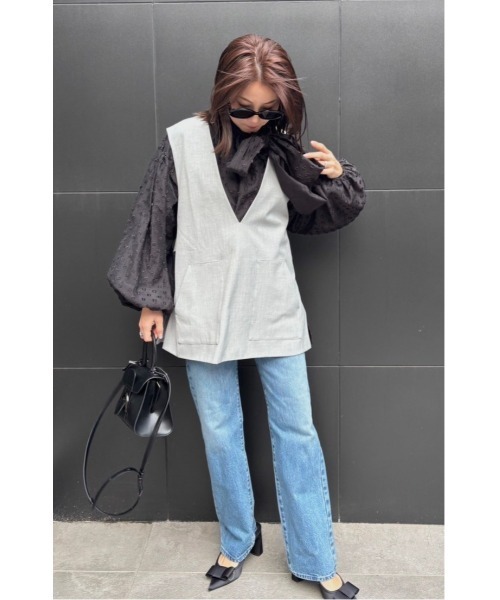 digne cut off gilet ディニュ ベスト ジレ　タグ付き digne ディニュ ベスト 【公式通販】